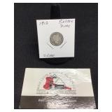 1912 Barber Dime - Silver