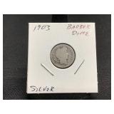 1903 Barber Dime- Silver