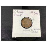 1936 Wheat Cent