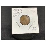 1918-S Wheat Cent