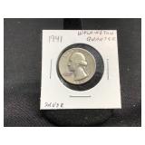 1941 Washington Quarter- Silver