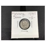 1945-S Mercury Dime