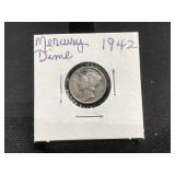 1942 Mercury Dime