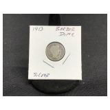 1913 Barber Dime- Silver