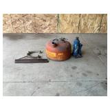Bottle Jack, Gas Can and Misc