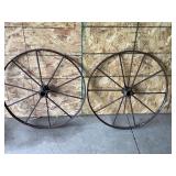 Pair of Steel Wheels