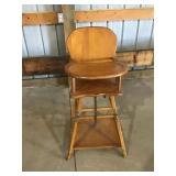 Convertable high chair