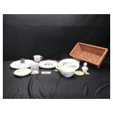 Picnic Basket & Dishes