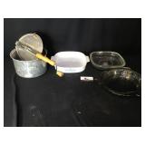 Misc Kitchen, Whirly Pop & Corning Ware Dish