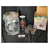 Apple Glassware & Coffee Maker