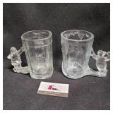 Pair of Coca Cola Mugs Santa & Bear