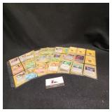 90 Pokemon cards , Foreign, Halo, First Gen?