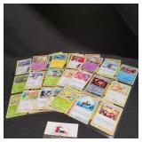 90 Pokemon cards , Foreign, Halo, First Gen?