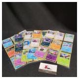 90 Pokemon cards , Foreign, Halo, First Gen?