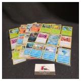 90 Pokemon cards , Foreign, Halo, First Gen?