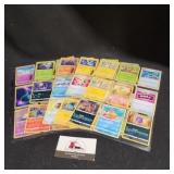 90 Pokemon cards , Foreign, Halo, First Gen?
