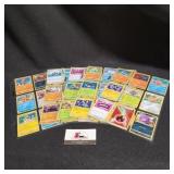 90 Pokemon cards , Foreign, Halo, First Gen?