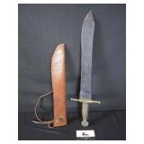 Short Sword w/ Leather Sheath