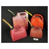 Set of (4) Gas Cans