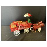 Cast iron Coca Cola Wagon