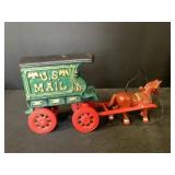 Cast Iron US Mail Wagon