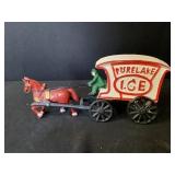 Cast iron Pure Lake ice Wagon