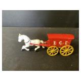 Cast Iron Ice Wagon