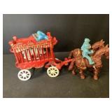 Cast iron Circus Wagon