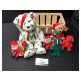 Plastic Basket with TY Plush