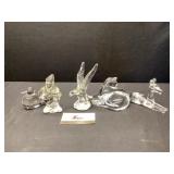 Glass Paperweight Figurines