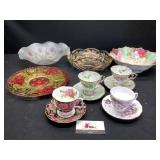 Glassware, Cups & Saucers