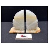 Marble Book Ends