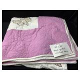 Hand Quilted- Vintage Fabric