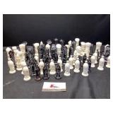 Opalescent Chess Pieces