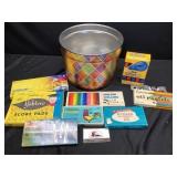 Tin w/ Art Supplies