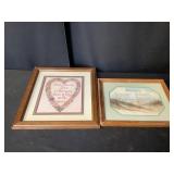 Two Framed Quote Prints