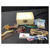 Jewelry Box, Hair Pins & Misc