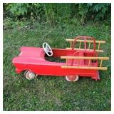Vintage Murray Fire Truck Pedal Car