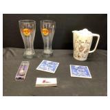 Hard Rock Glasses & Tea Pot