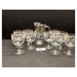 Glassware Pitcher & Glasses Set