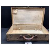 Wicker Vintage Suitcase