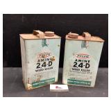 Two Felco Weed Killer Cans