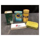 Misc Vintage Small Tins
