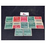 Amoco Oil Metal Plaques