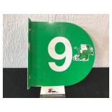 Gas Pump Metal Sinclair Sign