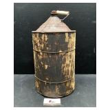 Wood and Metal Jug