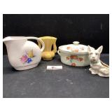 Knowles Pitcher, Halls Casserole & misc