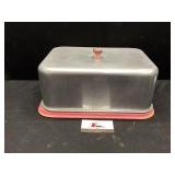 Wood and Metal Vintage Cake Carrier