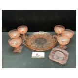 Pink Depression Glassware