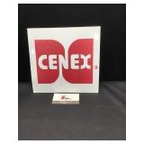 Cenex tin sign